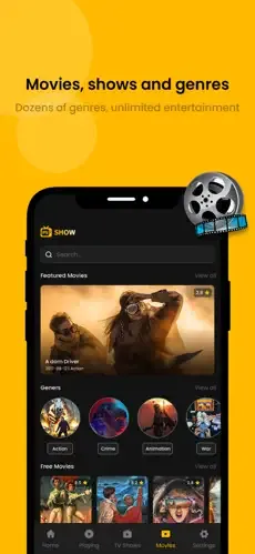 cricify-tv-mod Movies and shows